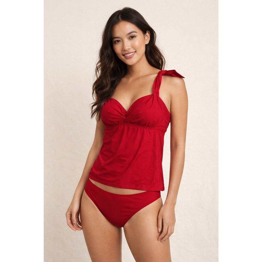 Cupshe Red 2 Piece Tankini NWT